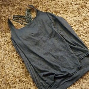 Lululemon workout top with built in bra